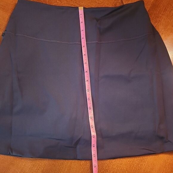 Girlfriend Collective Athletic Gym Workout Tennis Sporty Skort, XL, Black - Picture 6 of 10